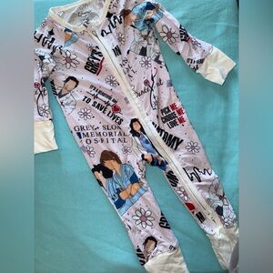 Grey's Anatomy Kids One Piece Bamboo Sleeper